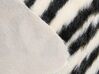Kunstfell-Teppich Zebra schwarz / weiß 90 cm NAMBUNG_790211