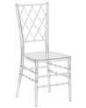 Set of 2 Accent Chairs Transparent CLARION_868879