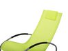Rocking Sun Lounger Lime Green CAMPO_751516