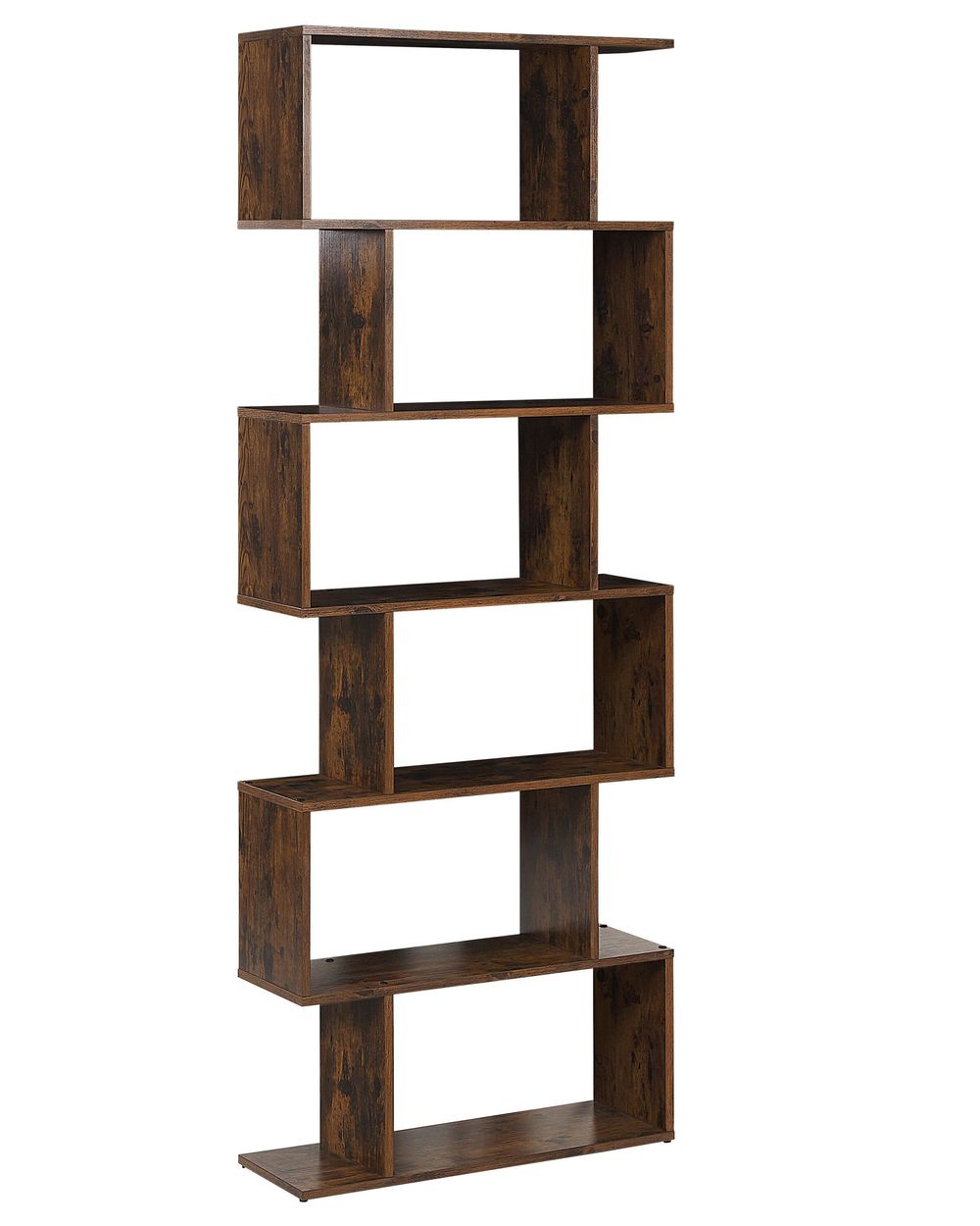 Dark wood bookshelf deals