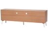 TV Stand Light Wood with White ALLOA_713084