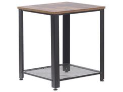 Sivupöytä tumma puu/musta ASTON Sivupöytä tumma puu/musta ASTON