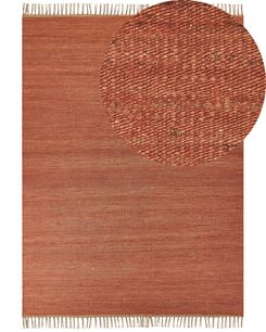 Matto juutti punainen 160 x 230 cm LUNIA Matto juutti punainen 160 x 230 cm LUNIA