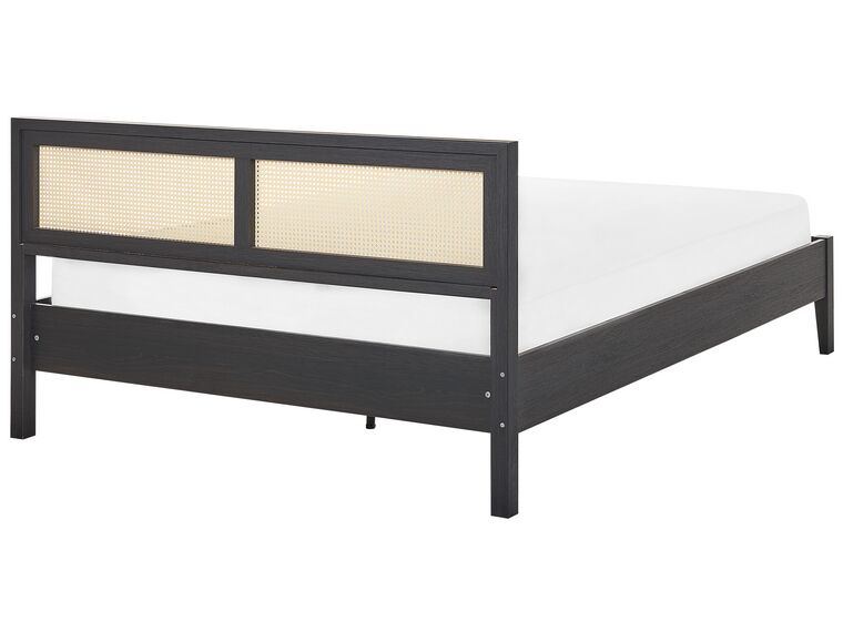 EU King Size Bed Black MONPAZIER Beliani.co.uk