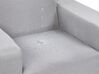 5 Seater Garden Sofa Set Light Grey with White ROVIGO_863122