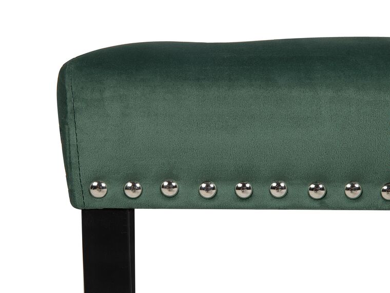 Velvet Bedroom Bench Green YORKTON Beliani.co.uk