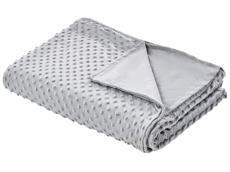 Weighted Blanket Cover 100 x 150 cm Grey CALLISTO_891836