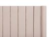 Polsterbett Samtstoff pastellrosa mit Stauraum 180 x 200 cm NOYERS_796528