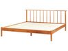 Łóżko drewniane 180 x 200 cm jasne BARRET II_875188