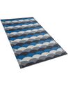 Kék és szürke szőnyeg 90 x 180 cm BELLARY_734067