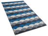 Outdoor Rug 90 x 180 cm Blue and Grey BELLARY_734067
