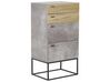 4 Drawer Chest Concrete Effect with Light Wood ACRA_790424