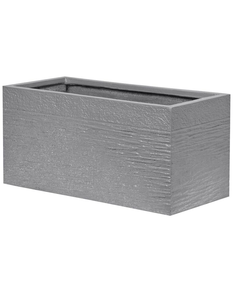 Blumentopf grau rechteckig 50 x 23 x 24 cm MYRA Beliani.de