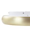 Lámpara de techo LED de metal dorado/blanco ⌀ 45 cm ATARAN_824572