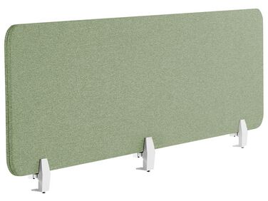 Zöld asztali térelválasztó 180 x 40 cm WALLY