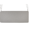 Almofada de assento em tecido cinzento claro 108 x 45 cm SOVANA_842502