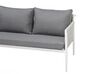 Lounge Set Aluminium weiß 4-Sitzer Auflagen grau LATINA _702673