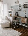 Fabric Armless Desk Chair Beige ORLANDO_856881