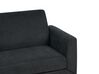 Conjunto de sofás com 6 lugares em tecido preto FENES_897860