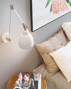 Seinävalaisin metalli valkoinen/hopeinen MISSISSIPPI L Seinävalaisin metalli valkoinen/hopeinen MISSISSIPPI L