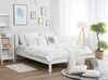 Łóżko drewniane 160 x 200 cm białe TANNAY_742358