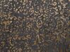 Vloerkleed viscose donkergrijs/goud 140 x 200 cm ESEL_762536