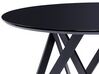 Mesa de comedor redonda negra ⌀ 120 cm OXHILL_886340
