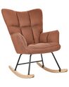 Rocking Chair Brown OULU_914733