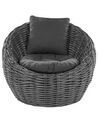 Rattan Chair Black LERICI_863343