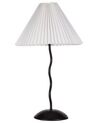 Lámpara de mesa de metal blanca y negra JIKAWO_898193
