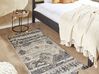 Vlnený kelímový koberec 80 x 150 cm sivý ARATASHEN_859986