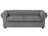 Canapé en cuir gris CHESTERFIELD_681167
