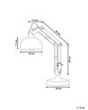 Bureaulamp metaal koper SALADO_690696