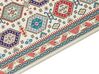 Teppich mehrfarbig 80 x 240 cm orientalisches Muster Kurzflor HACILAR_886589