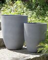 Plant Pot 43 x 43 x 52 cm Grey CROTON_692196