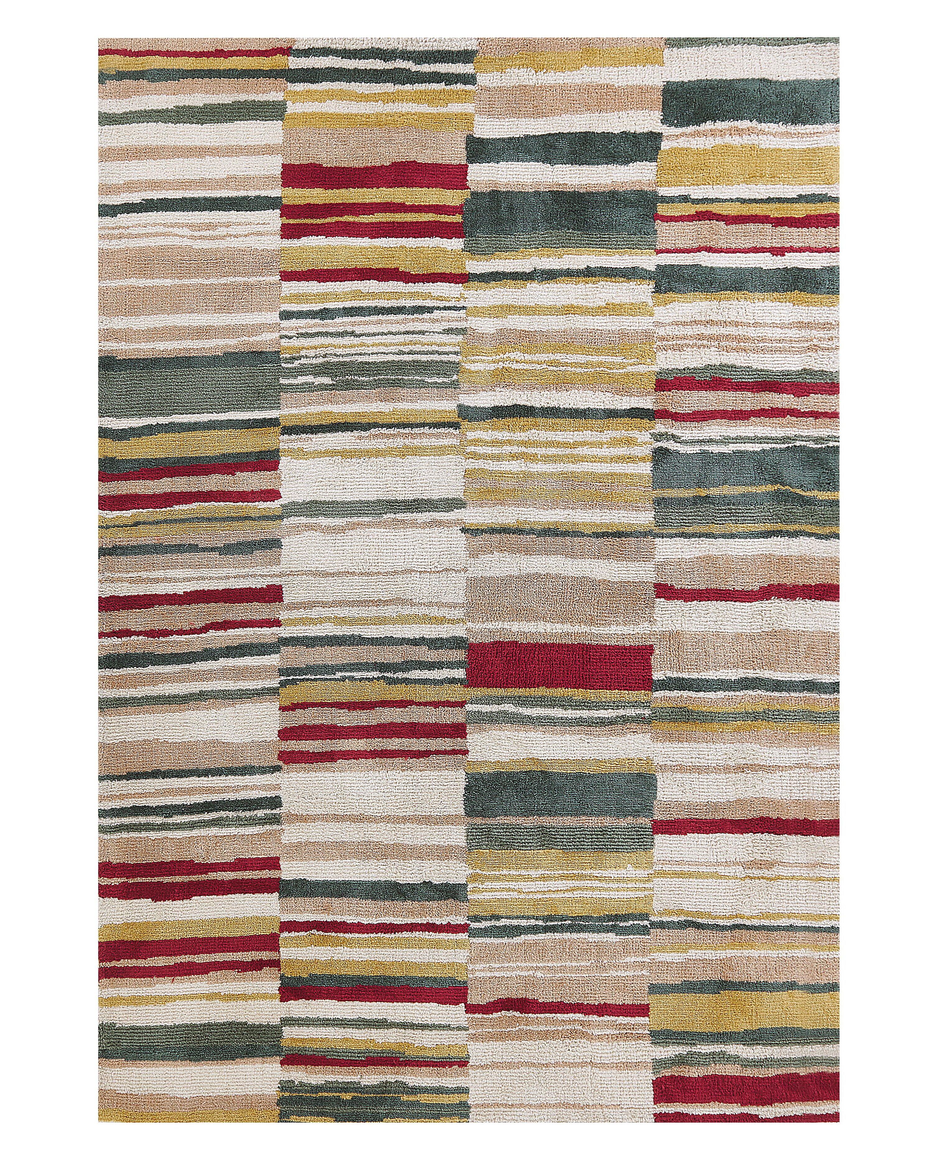 Area Rug 140 x 200 cm Multicolour FATSA | Beliani.co.uk