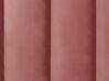 3-istuttava vuodesohva sametti vaaleanpunainen VIMMERBY_764146