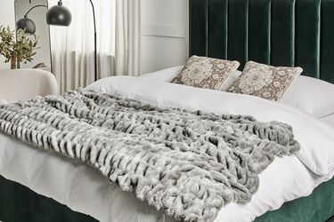 Bedspread 150 x 200 cm Grey MACODES