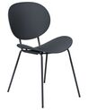 Set of 2 Dining Chairs Black SHONTO_861822