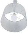 Lampe suspension en grillage gris MEZEN_720841