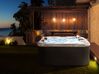 Whirlpool Outdoor weiß mit LED quadratisch 200 x 200 cm LASTARRIA_830264