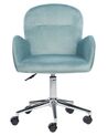 Velvet Desk Chair Mint Green PRIDDY_855090