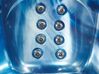 Kék pezsgőfürdő LED világítással 210 x 210 cm TULAROSA_818712