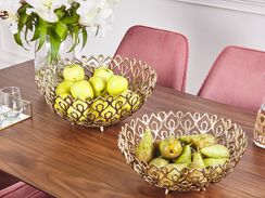 Koristekulho alumiini kulta 2 kpl GROGOL