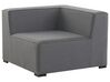 4 Seater Modular Garden Sofa Set Grey AREZZO_848142