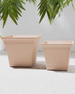 Kukkaruukku kiviseos punaruskea 41 x 41 x 36 cm PSATHA