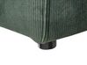 Canapé d'angle côté droit modulable 4 places en velours côtelé vert foncé avec ottoman LEMVIG_875819