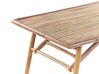 Világos bambusz étkezőasztal 120 x 69 cm MOLISE_838117
