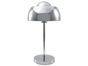 Lampa stołowa metalowa srebrna SENETTE