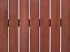 Tavolino da giardino legno rosso scuro 68 x 45 cm TOSCANA_768168